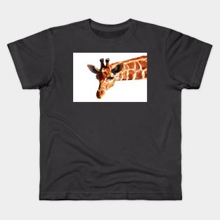 Cute giraffe in low poly geometric design Kids T-Shirt